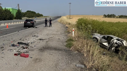 İki aracın çarpıştığı kazada 1 kişi öldü, 1 kişi yaralandı