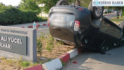 İki aracın çarpıştığı kazada 2 kişi yaralandı