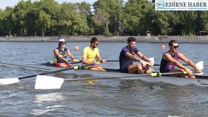 Milli kürekçiler şampiyonaya Meriç Nehri'nde hazırlanıyor