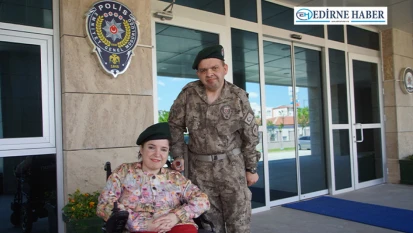 Polis olma hayali bir günlüğüne gerçek oldu