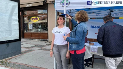 Saraçlarda vatandaşların boy ve kilo ölçümü gerçekleştirildi