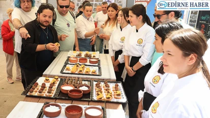 Şef adayı öğrencilerin yaptığı yemekler tanıtıldı