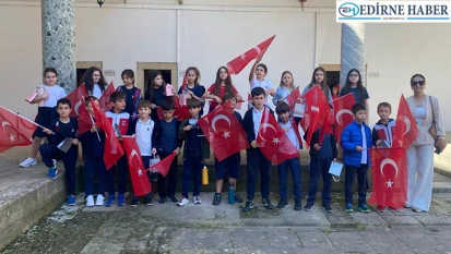 TED Edirne Koleji öğrencilerinden tarihe yolculuk