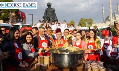 Edirne'nin ev sahipliğindeki Gastronomi Festivali başladı