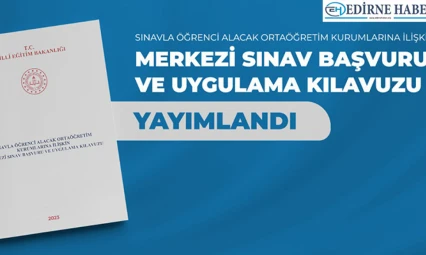 2023 LGS kapsamındaki merkezi sınav kılavuzu yayımlandı
