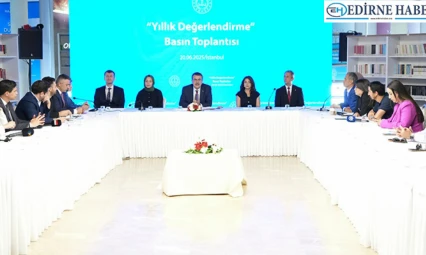 Bakan Tekin, 'yıllık değerlendirme basın toplantısı' düzenledi