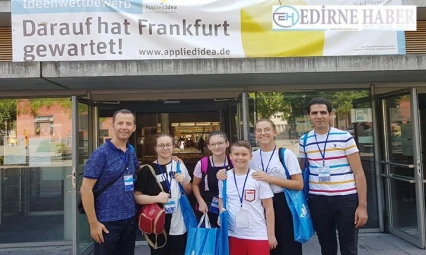 TÜBİTAK'ta dereceye giren öğrenciler Almanya'da