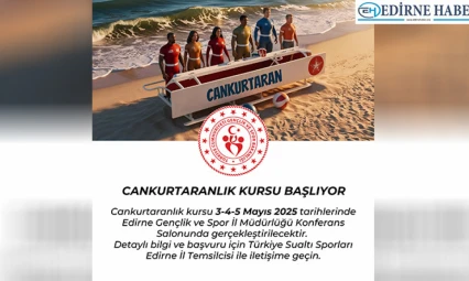 Gençlik ve Spor İl Müdürlüğü cankurtaranlık kursu düzenleniyor