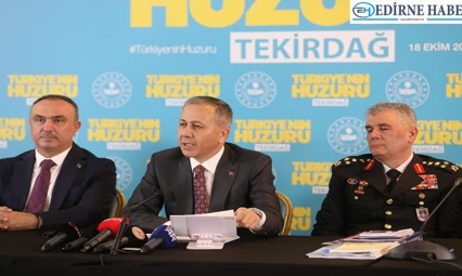 İçişleri Bakanı Yerlikaya 'Türkiye'nin Huzuru Toplantısı'nda konuştu