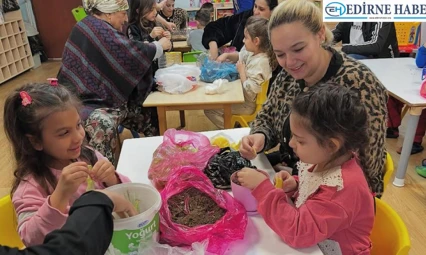 Öğrenciler Kompost etkinliği gerçekleştirdi
