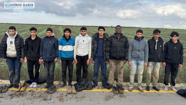 10 düzensiz göçmen yakalandı