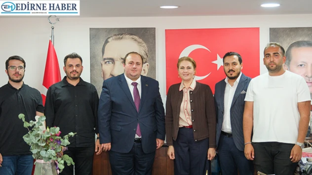 AK Parti Gençlik Kolları'ndan Edirne İl Başkanlığı'na ziyaret