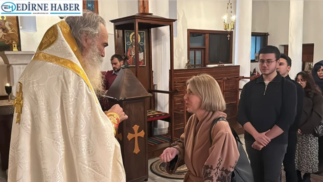 Bulgar Ortodoks Kilisesi'nde Noel ayini düzenlendi