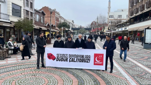 'Deprem düdüğü Saraçlar'da çaldı'