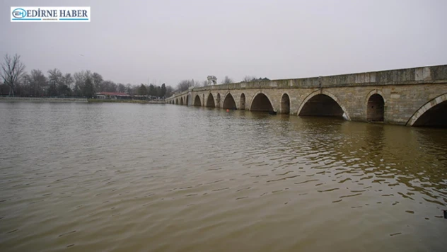 Edirne'deki nehirlerde taşkın riski olmadığı duyuruldu