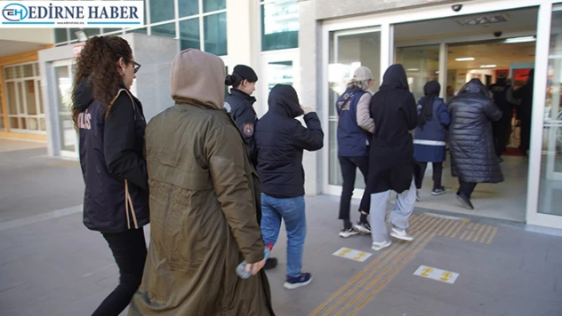 Edirne merkezli operasyonda FETÖ şüphelisi 6 zanlı adliyede