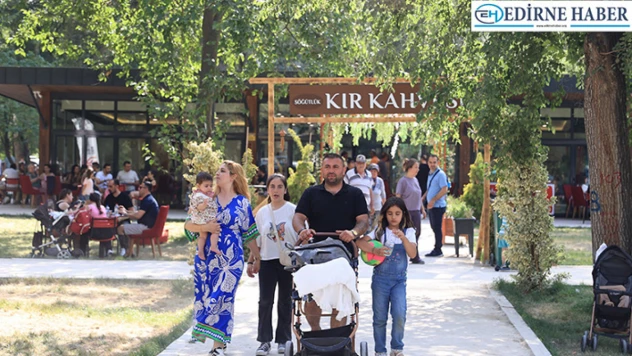 Edirneliler Söğütlük Millet Bahçesi'nden memnun
