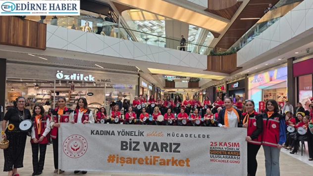 Kadına şiddetle mücadele için ortak buluşma