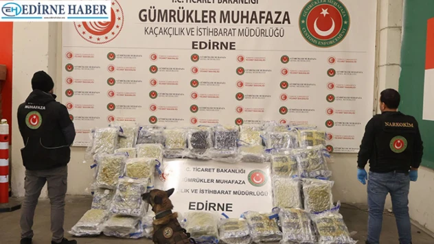 Kapıkule'de uyuşturucu operasyonu