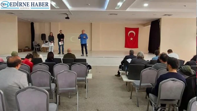 Keşan'da bağımlılıkla mücadele semineri