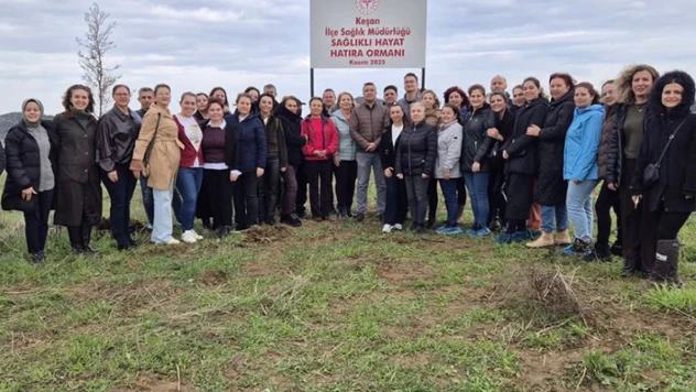 Keşan'da 'Sağlık ve Hayat Ormanı' kuruldu
