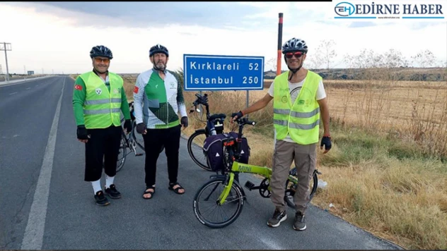 Pedallar sağlık için döndü!