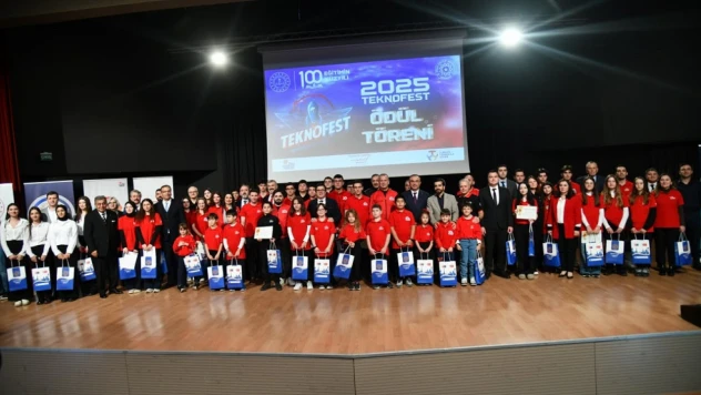 TEKNOFEST 2025 başarısı Çerkezköy'de ödüllendirildi