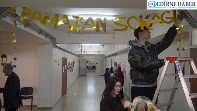 Edirne'de öğrencilerden Ramazan'a özel hazırlık