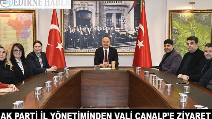 Başkan İba, Vali Canalp'i ziyaret etti