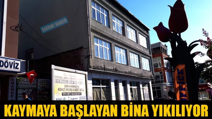 Bu bina yıkılacak