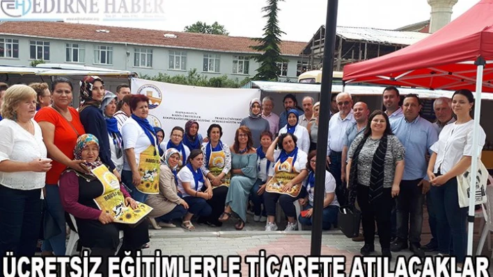 Ücretsiz eğitimlerle ticarete atılacaklar