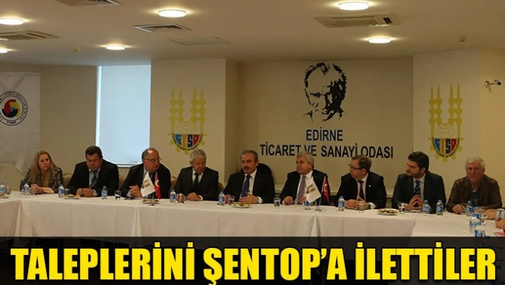 Şentop'u ağırladılar