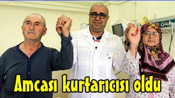 Amcası kurtarıcısı oldu