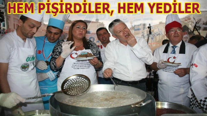 Kendileri pişirdi, kendileri yedi