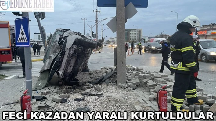 Feci kazadan yaralı kurtuldular