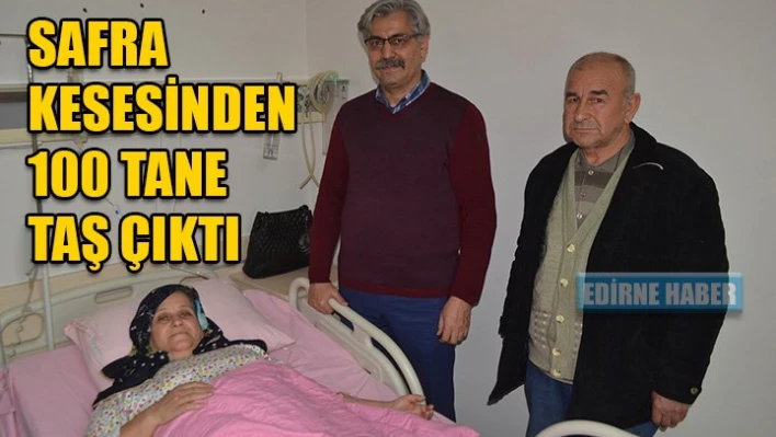 100 tane taş çıktı