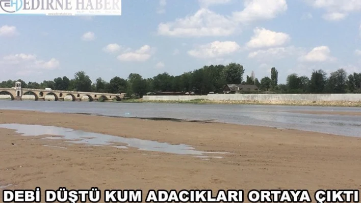 Debi Düştü Kum Adacıkları Ortaya Çıktı