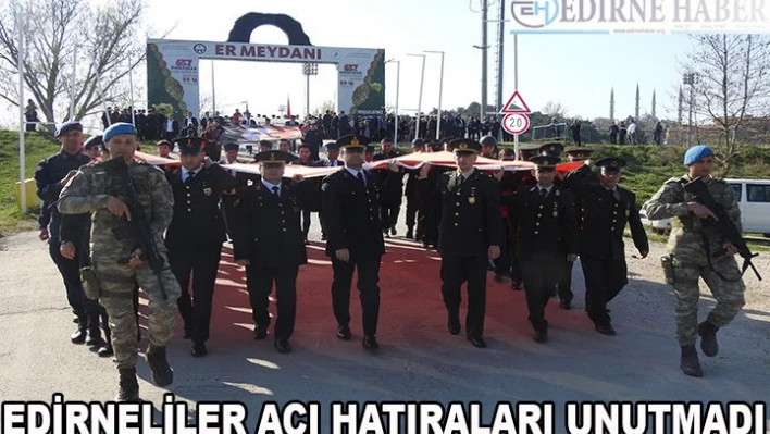 Edirneliler acı hatıraları unutmadı
