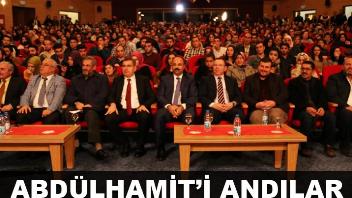 Anma programı düzenlendi