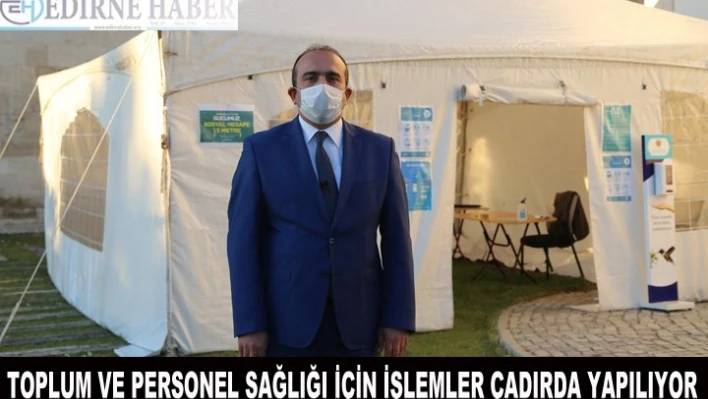 Toplumun ve personelin sağlığı için adım atıldı