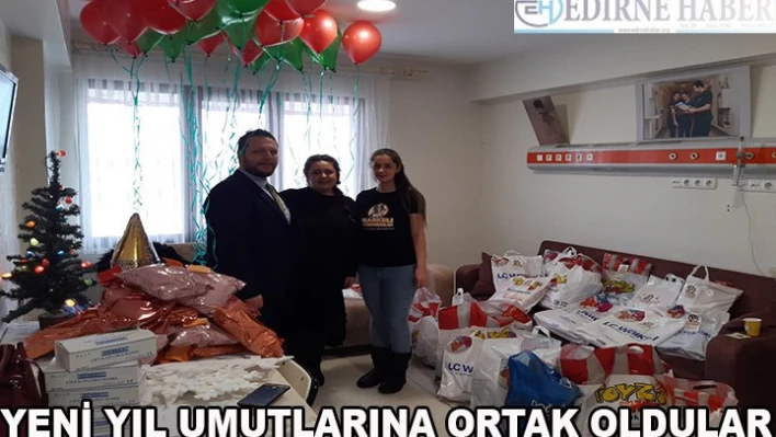 Yeni yıl umutlarına ortak oldular