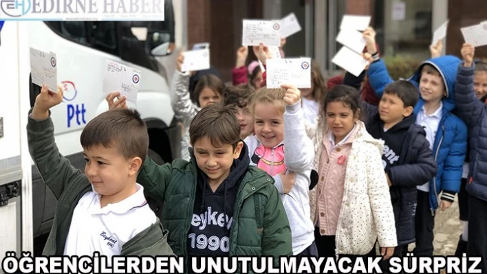 Öğrencilerden unutulmayacak sürpriz