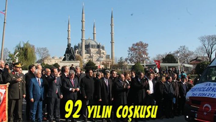 92 yılın coşkusu