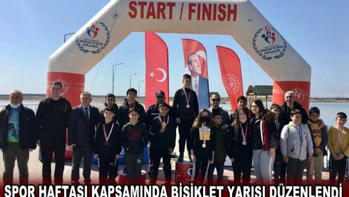 Spor Haftası kapsamında Bisiklet Yarışı düzenlendi