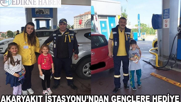 Akaryakıt İstasyonu'ndan gençlere hediye