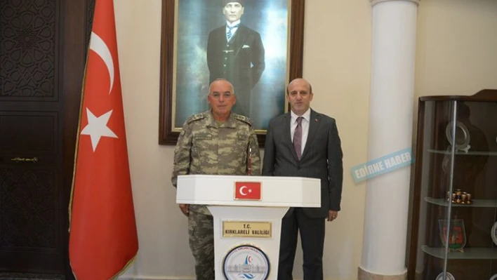 Vali Çiftçi'yi ziyaret etti