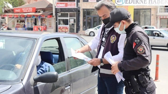 Trakya'da 'tam kapanma' nedeniyle denetimler arttı
