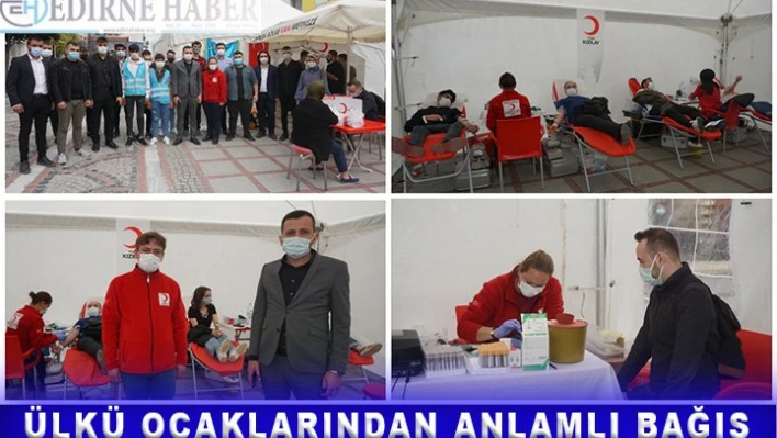Ülkü Ocaklarından kan bağış kampanyası