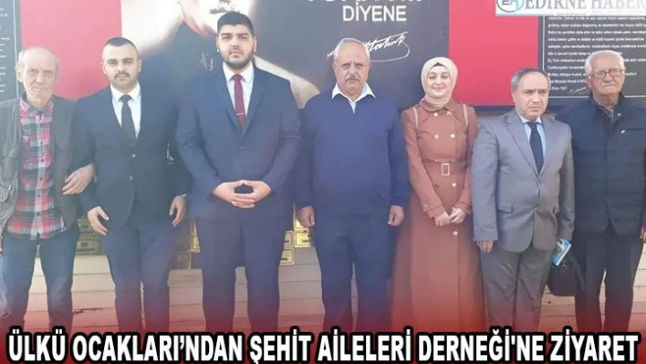 Ülkü Ocakları'ndan Şehit Aileleri Derneği'ne ziyaret