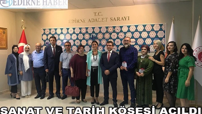 Sanat ve Tarih köşesi açıldı